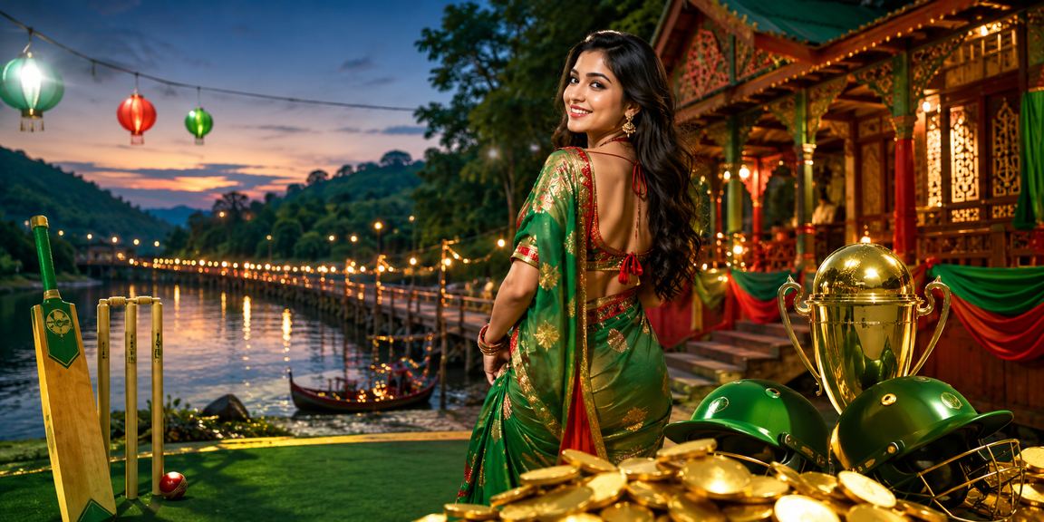 বান্দরবানে লাল-সবুজ পোশাকে ক্রিকেট বেটিং করছেন উৎসাহী ব্যবহারকারী