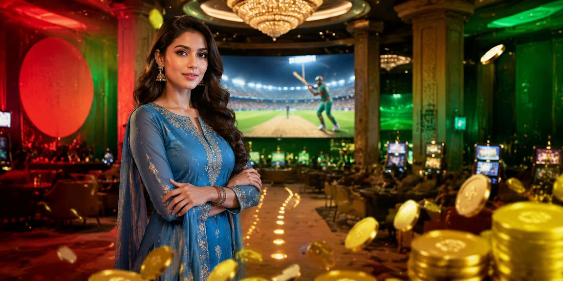 বগুড়ায় ক্রিকেট ম্যাচ চলাকালীন বেটিং করছেন একজন নারী